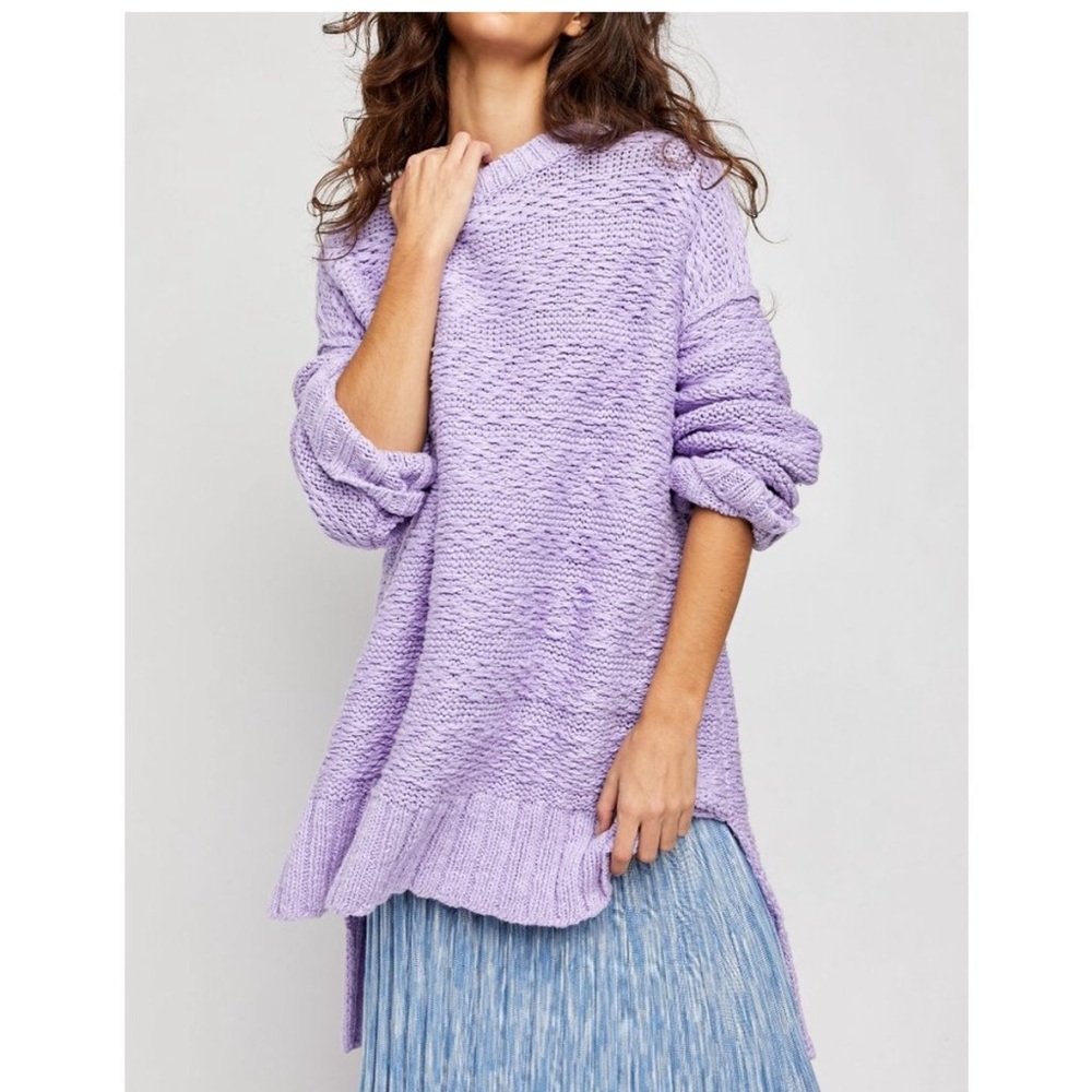 Free people sparrow sweater size XS in color lavendula